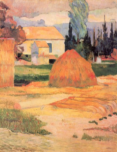 Farmhouse in Arles by Paul Gauguin